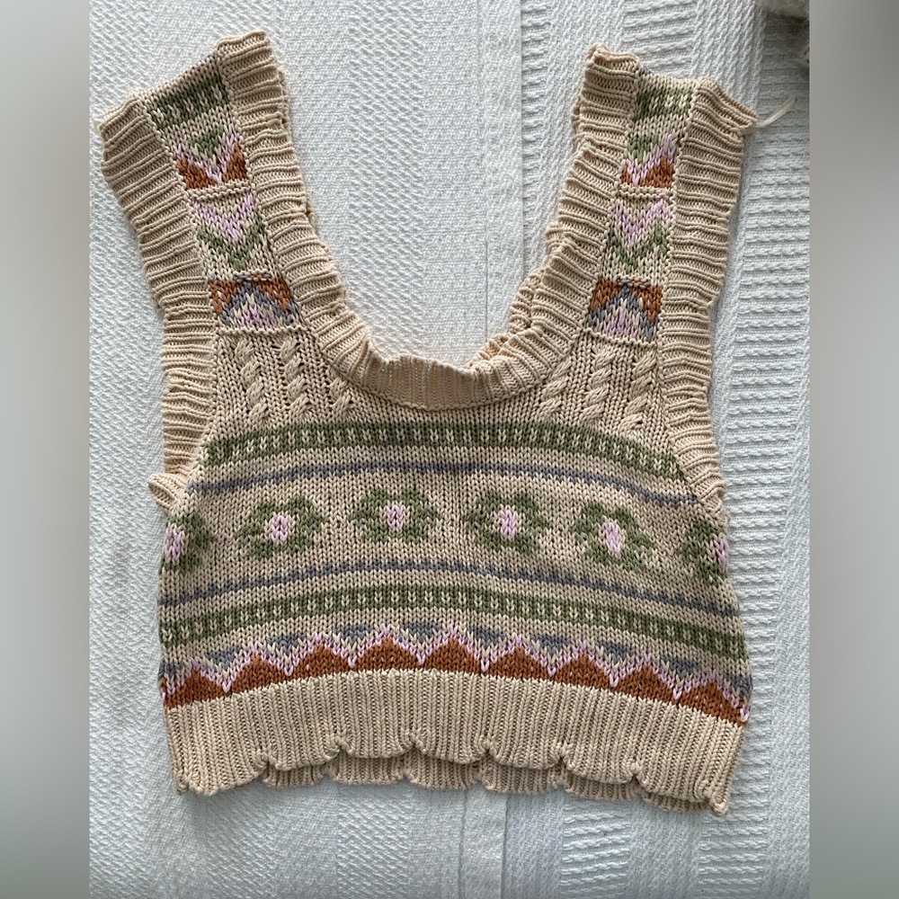 Free people sweater tank size small